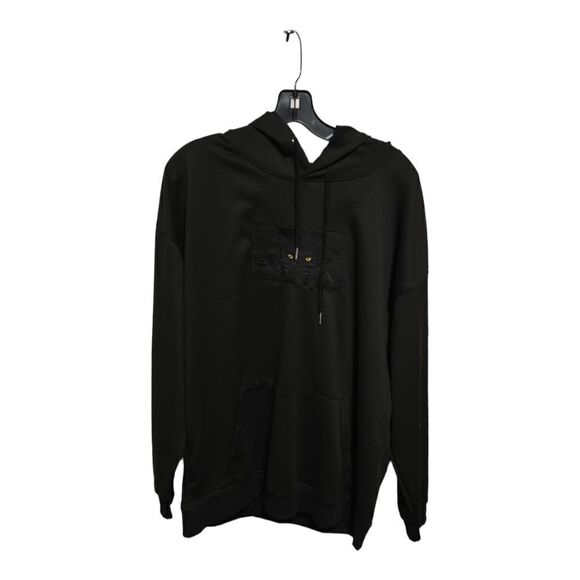 Naruto Embroidered Stich Black Hoodie XL Oversized - Picture 4 of 6